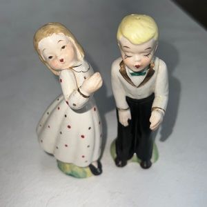Vintage Fine China Salt & Pepper Shakers